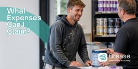 What Expenses Can a Sole Trader Claim? | Brease Sole trader holding business tools and supplies for a Brease guide to allowable expenses