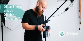 Self-employed photographer starting out as a sole trader with Brease Accounting